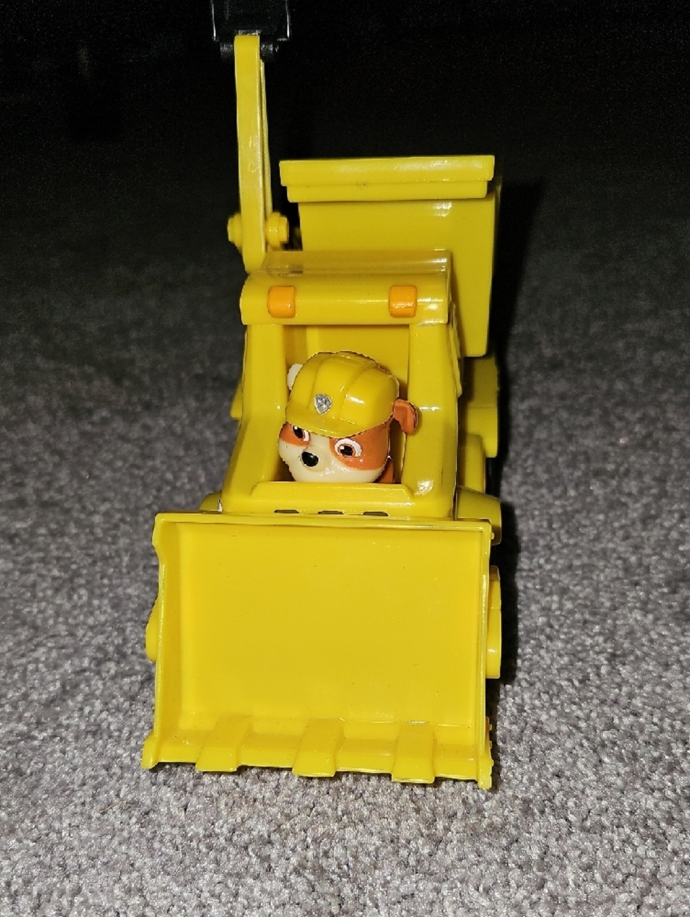 K3🔹️Paw Patrol Yellow Construction Dump Truck with Brown/Yellow Rubble Figure - Picture 5 of 5